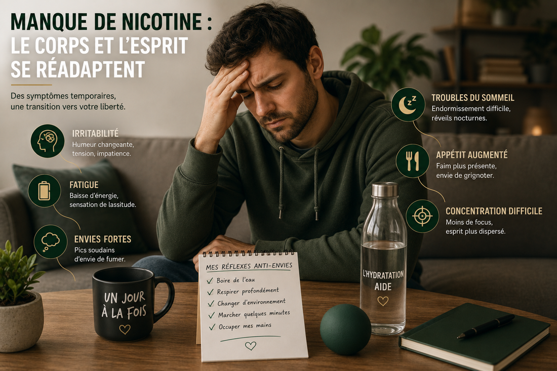 Manque de nicotine : symptômes, durée et conseils