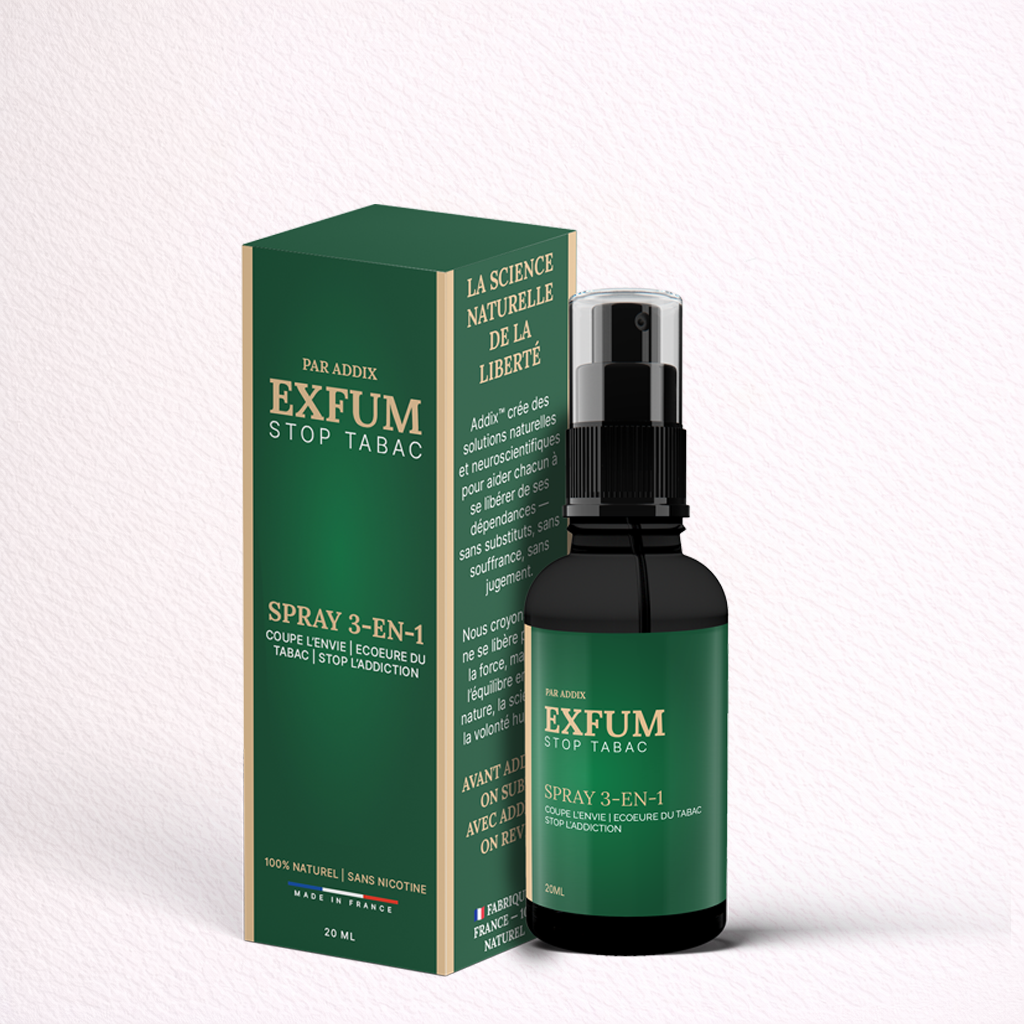Exfum™ — 3 en 1 Spray coupe envie naturel anti-tabac